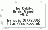 Cybiko Brain Game